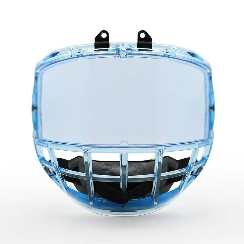 Премиум Ice Blue Junior Ice Hockey Cage XS за шлемови за хокеј на мраз